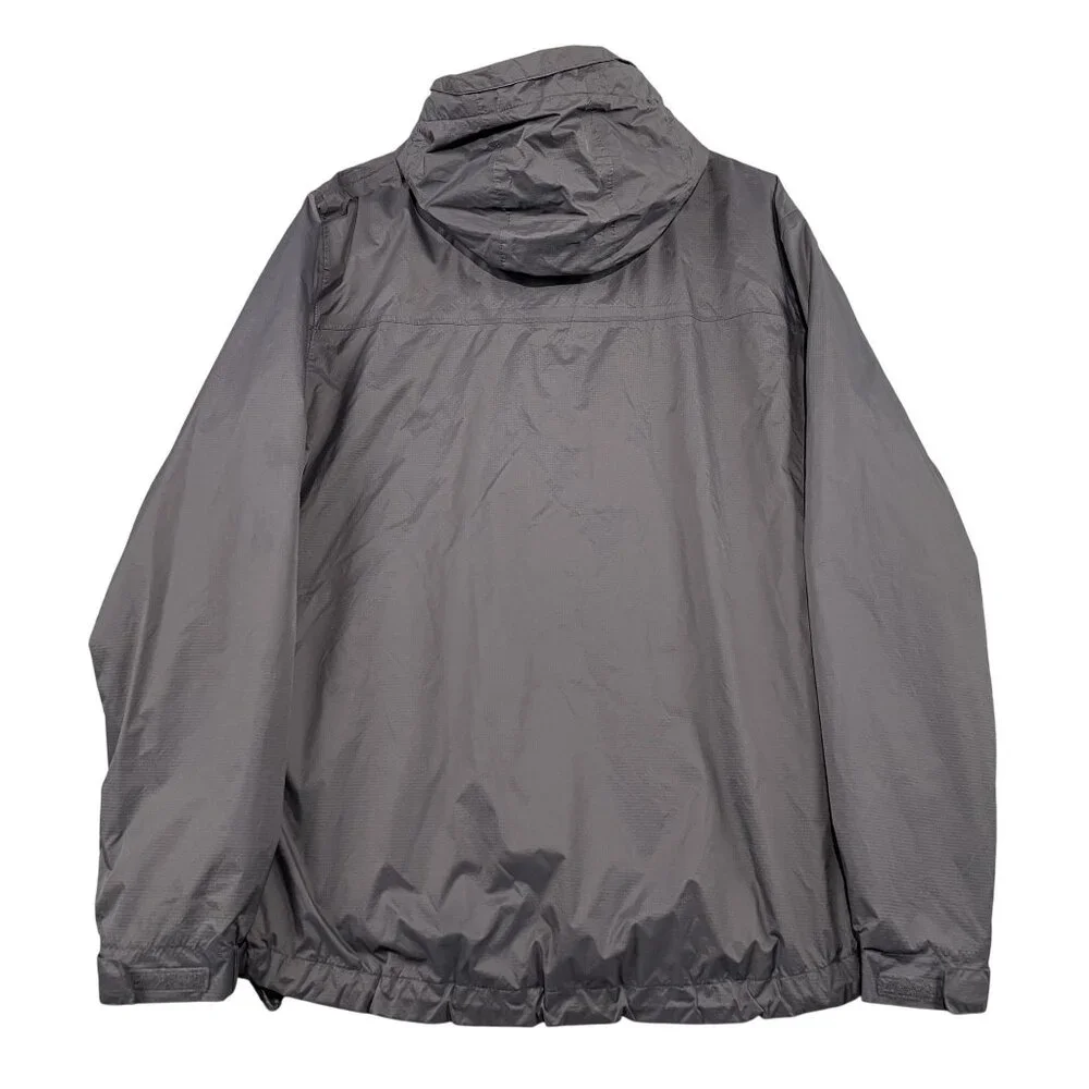 Mountain Warehouse Rain Jacket Mens Large Grey Hooded Full Zip‎